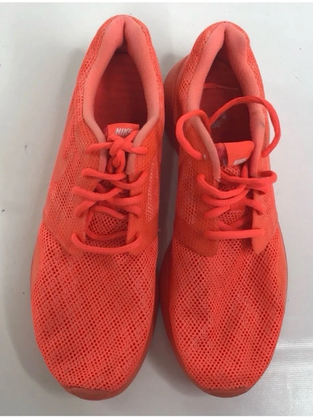 Nike Women's Neon Orange Mesh Running Shoes